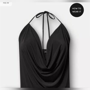 TORRID black Cowl Neck Tank Size 00 (10)